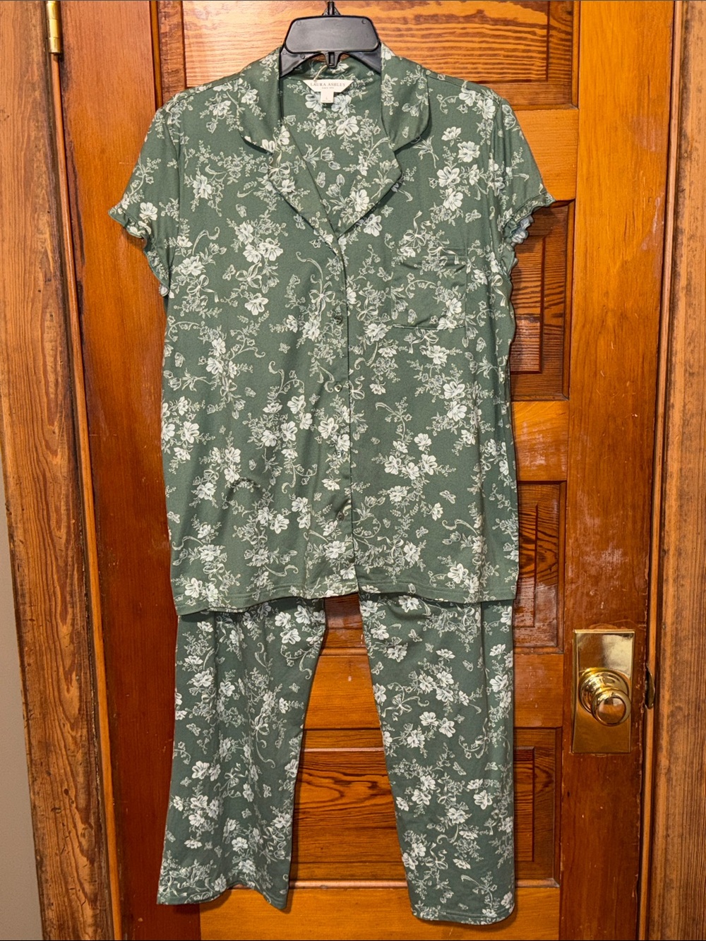 Laura Ashley Pajama Set 2 Piece Size Large